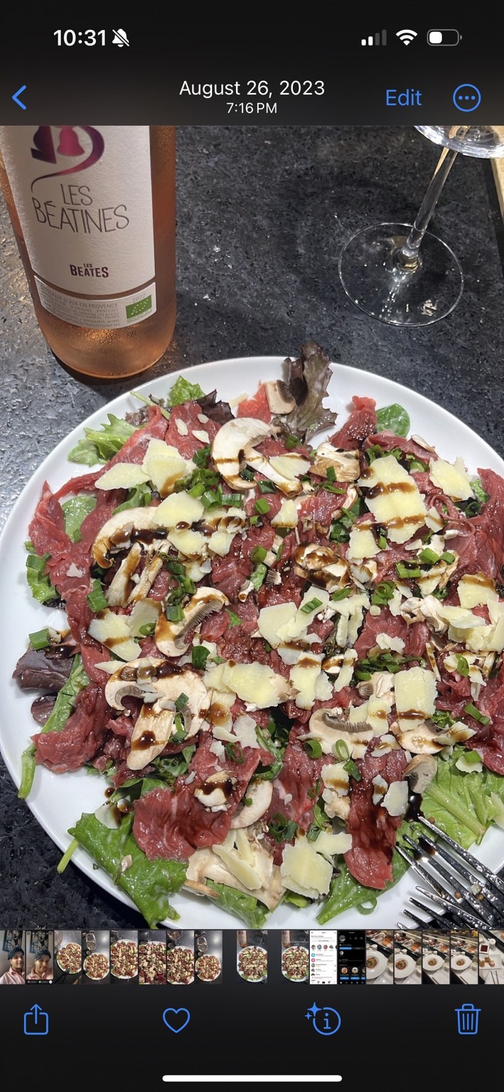 Beef Carpaccio Salad