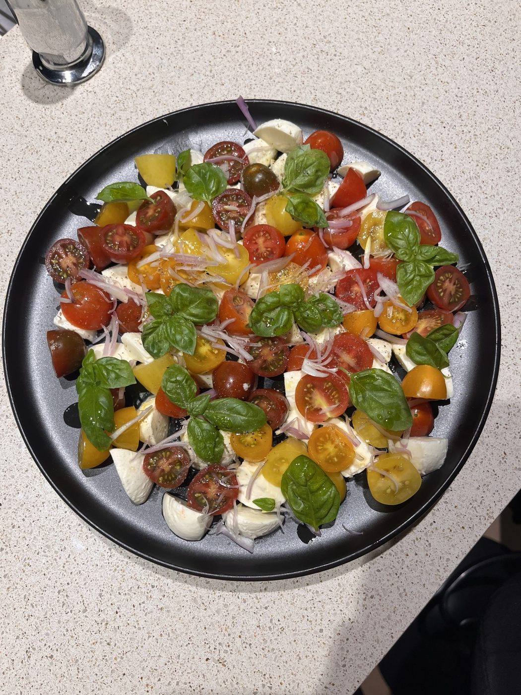 Tomato and burrata table