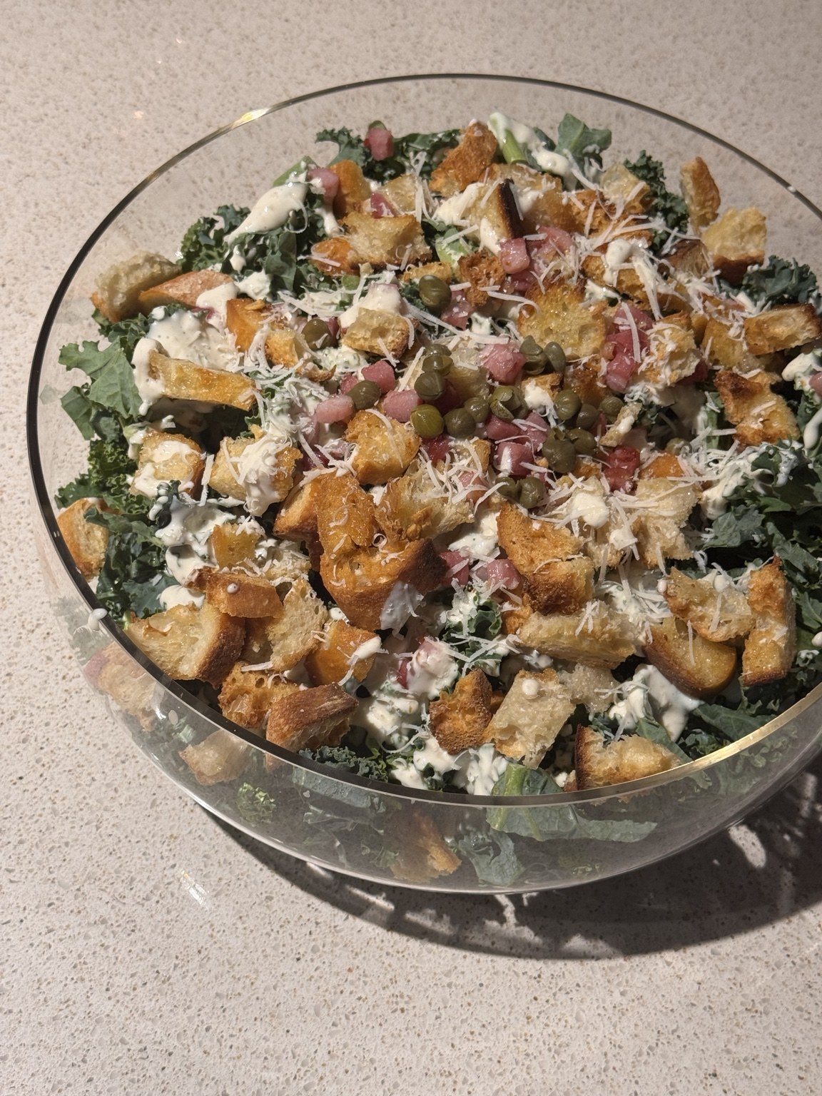 Crispy Kale Caesar