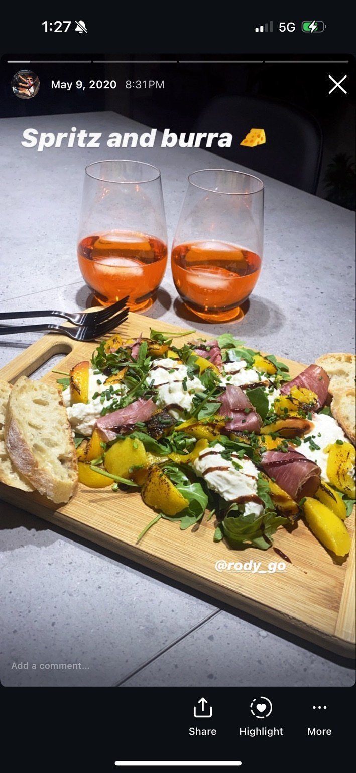 Prosciutto Peach Burrata
