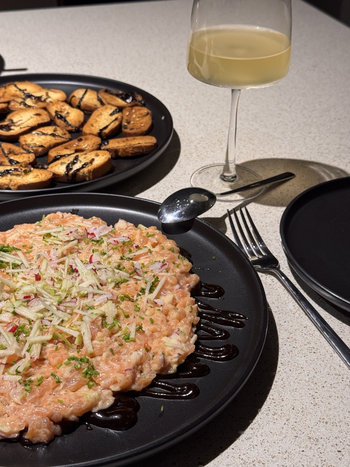 Salmon Tartare Board