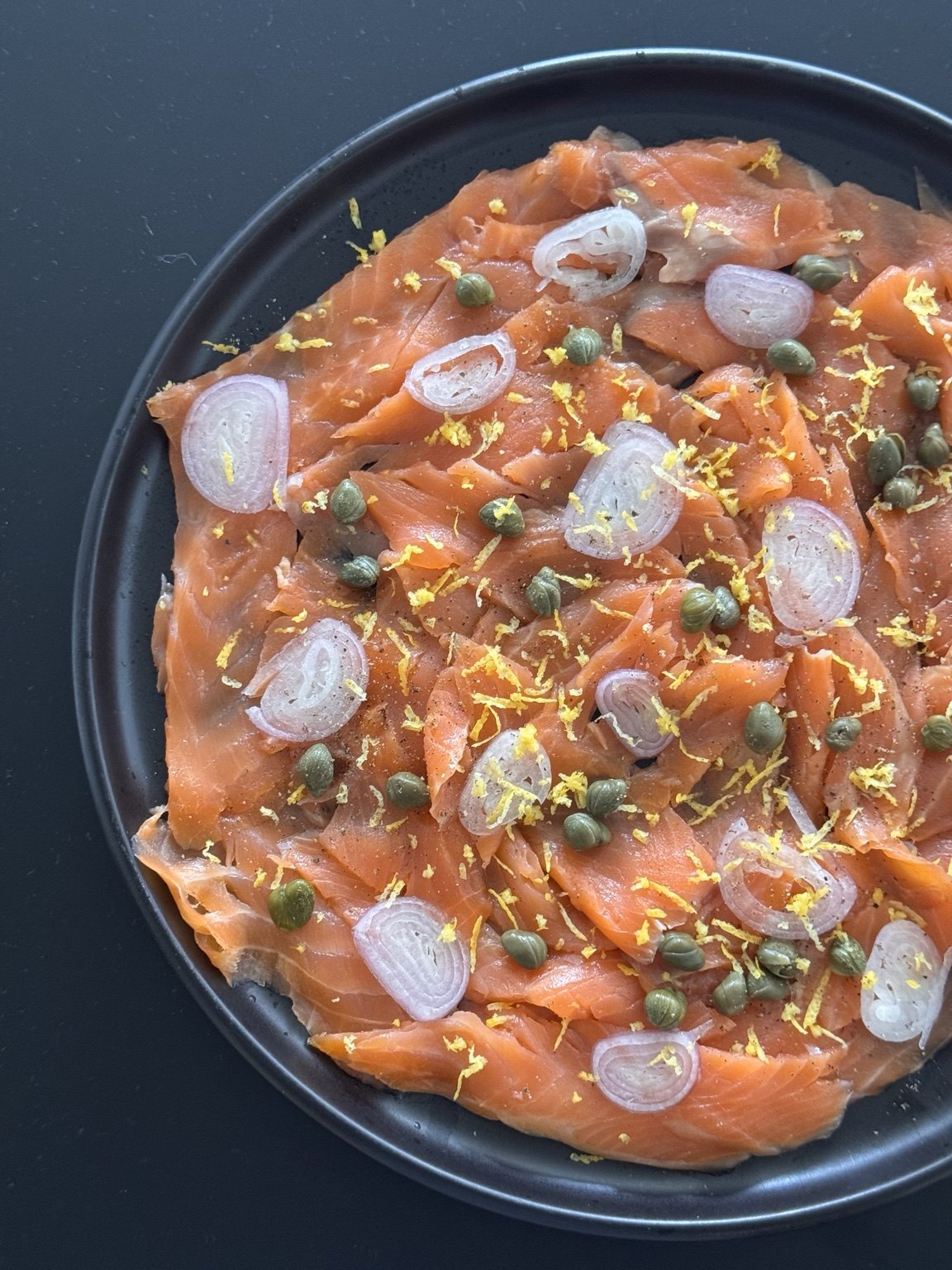 Smoked Salmon, Capers & Shallot