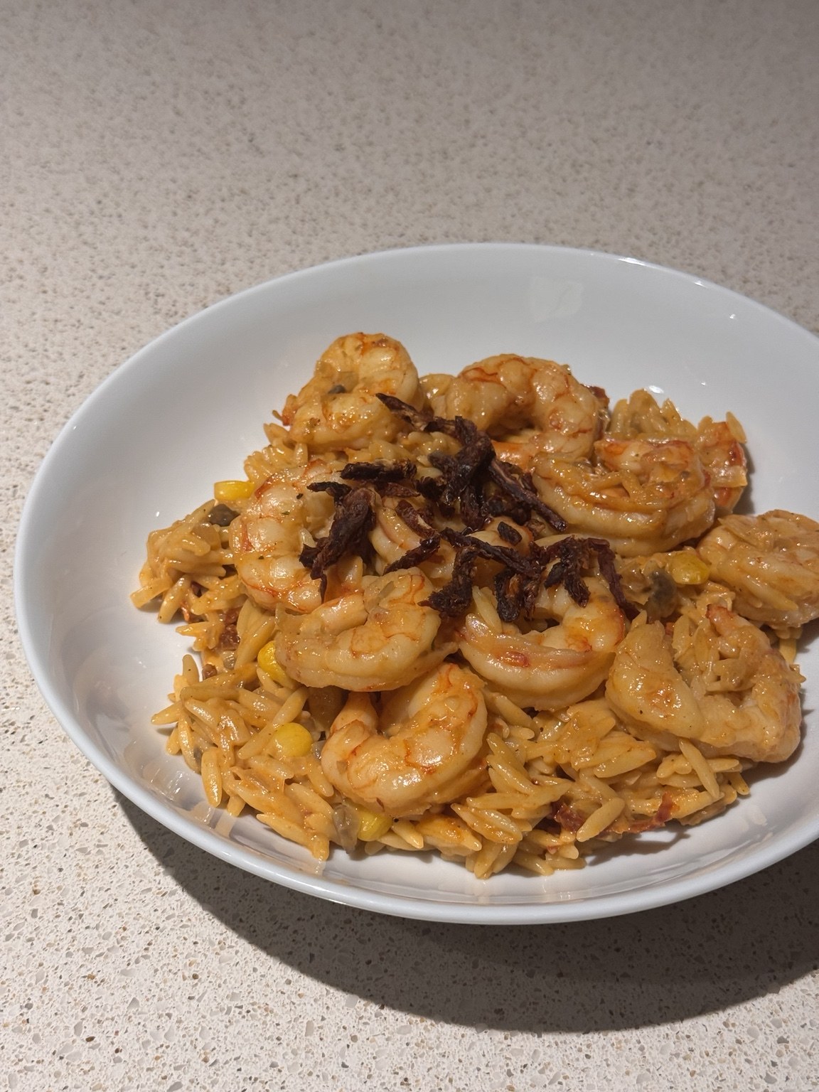 Smoky Shrimp Tomato Orzo