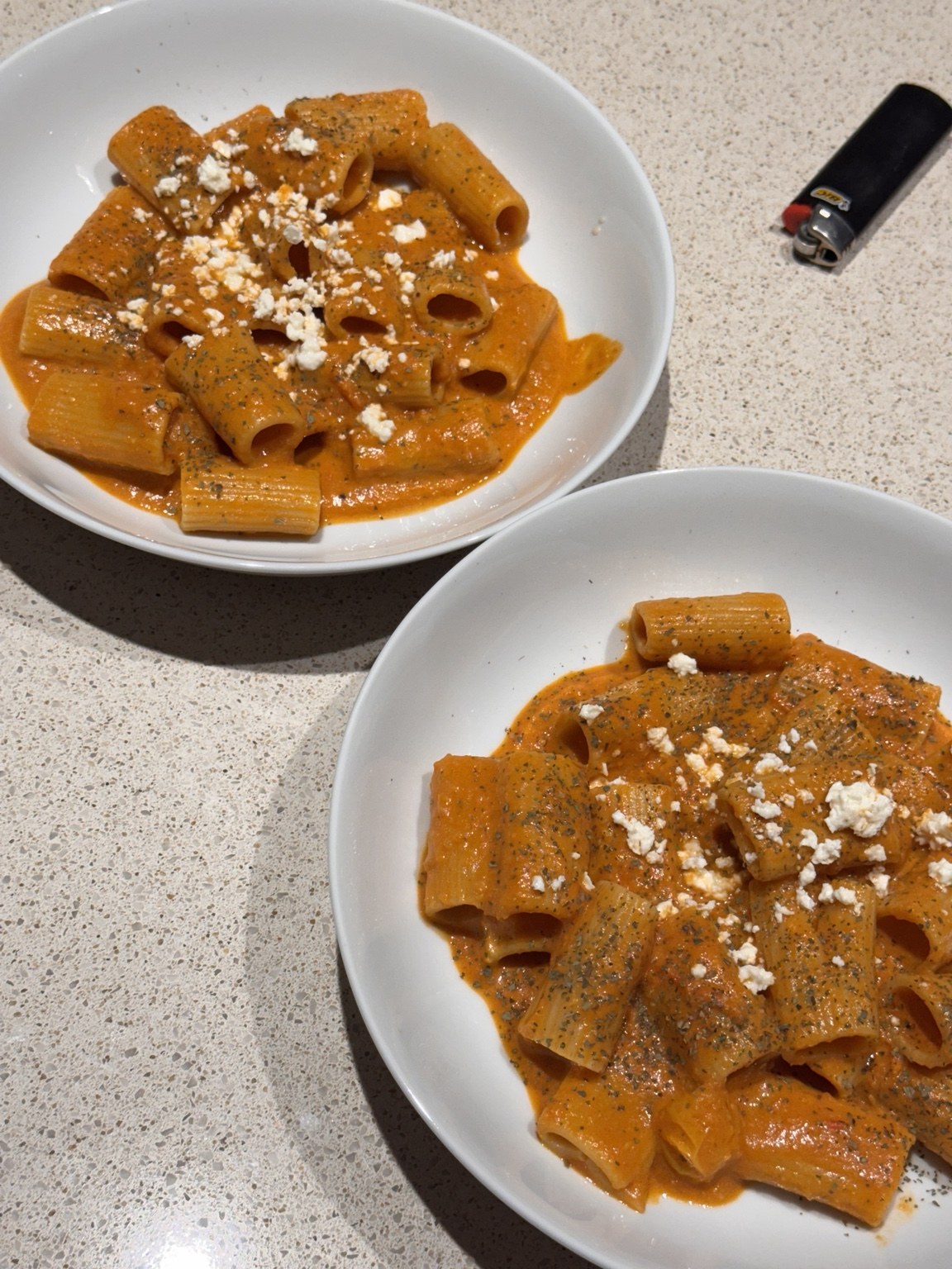 Spicy Vodka Rigatoni