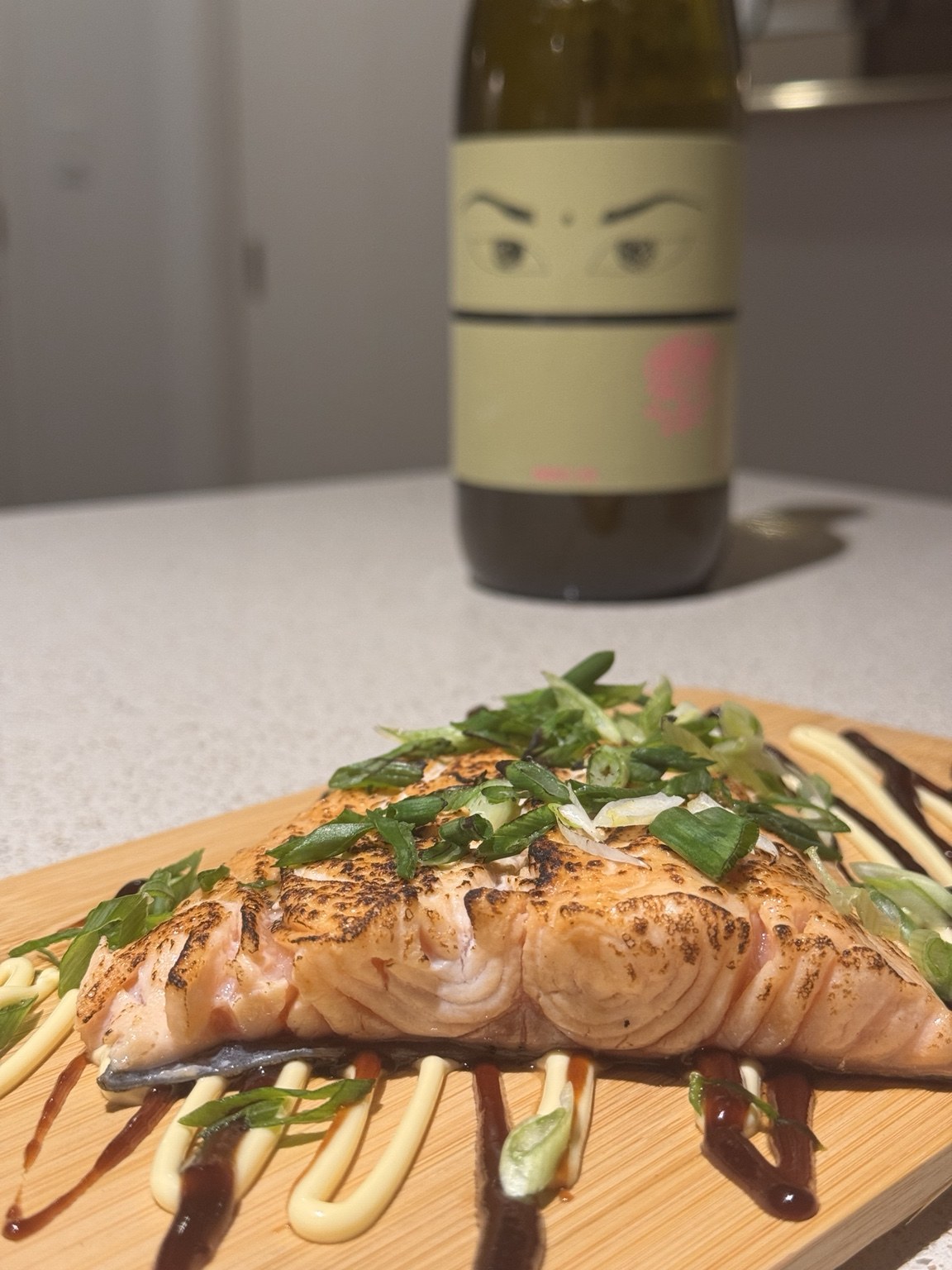 Torched Salmon Board